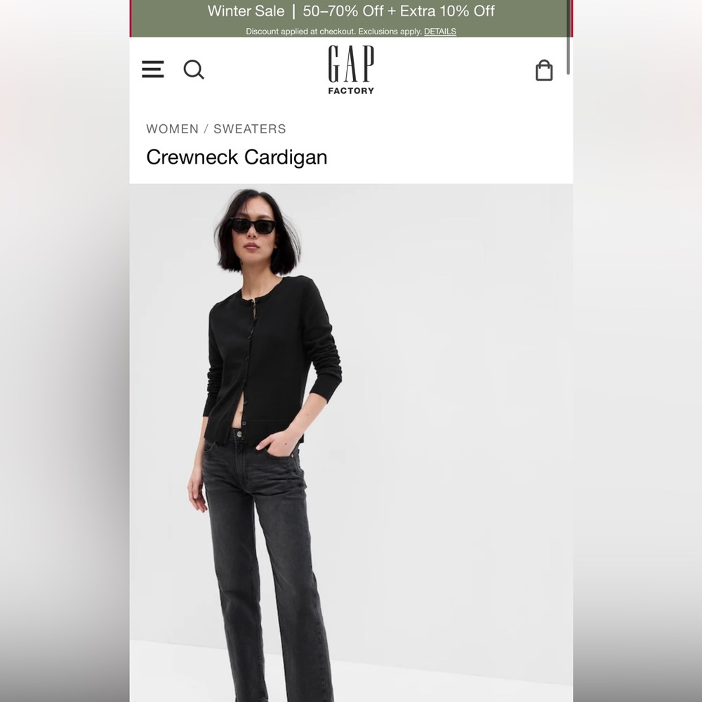Gap Crew Neck Cardigans